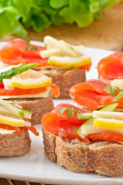 Appetizing Sandwich With Salmon1